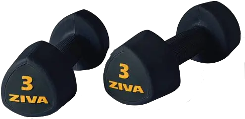 Ziva Dumbbells Core Fitness Dumbbell Ziva Png Dumbell Png