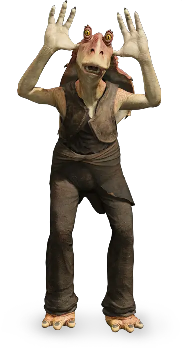 Jar Binks Hands Png Image With No Jar Jar Binks Transparent Jar Jar Binks Transparent