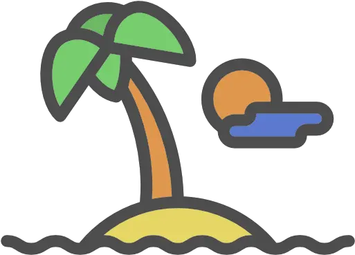 Island Free Icon Tropical Island Icon Png Island Png