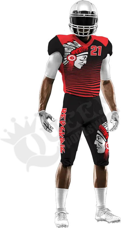 Sublimated Football Uniform Redskins Style Custom Youth Football Uniforms Png Redskins Logo Png