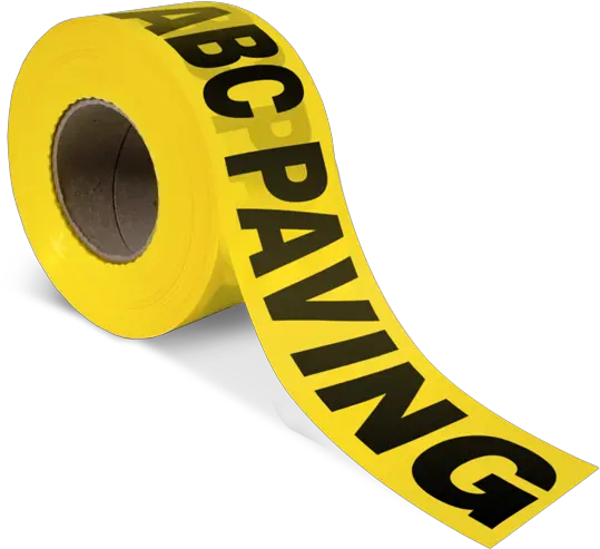 Custom Barricade Tape Long Runs By The Case Solid Png Caution Tape Png