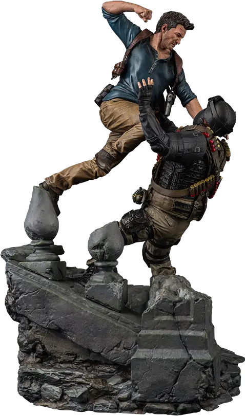 Nathan Drake Statue Nathan Drake Statue Png Uncharted 4 Png