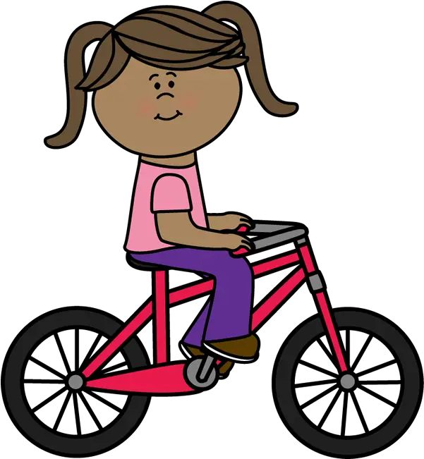 Download Bicycle Clip Art Bicycle Clipart Transparent Clipart Girl Riding A Bike Png Girl Clipart Transparent Background