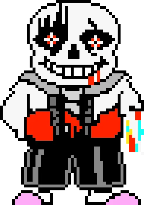 Pixel Art Undertale Sans Png Image Sans Colored Battle Sprite Hit Marker Png