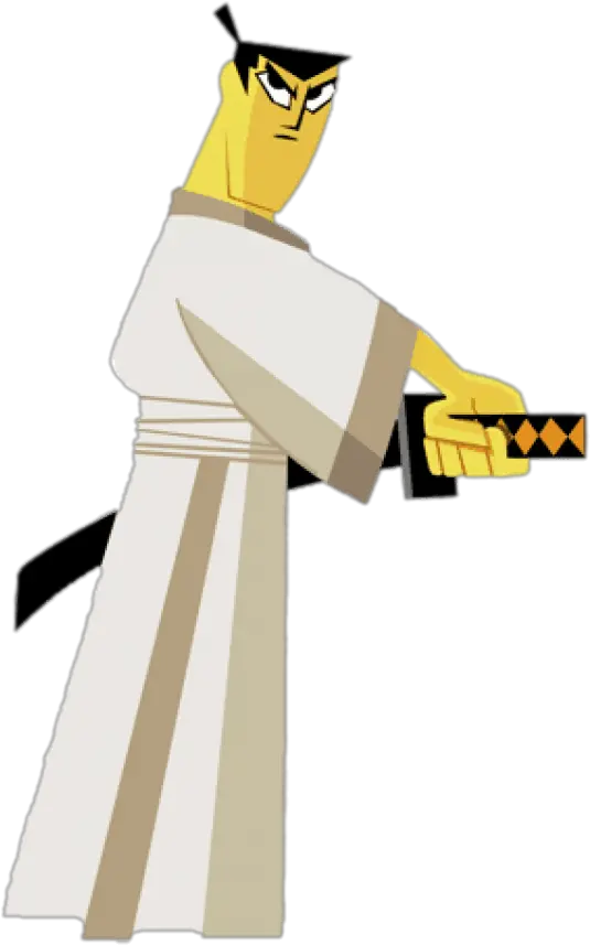 Samurai Jack With Katana Png Image Samurai Jack Transparent Background Samurai Jack Png