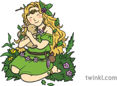 Ostara Eostre Goddess Easter Germanic Easter Goddess Png Goddess Png