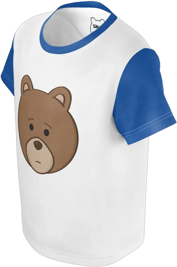 Toddler Blue Bear Head T Shirt U2013 Sinjin And Friends Wombat Png Bear Head Png