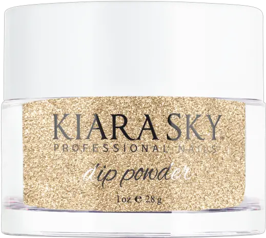 Pixie Dust Gold Glitter Dip Powder Kiara Sky Dubai Miracle Garden Png Pixie Dust Png