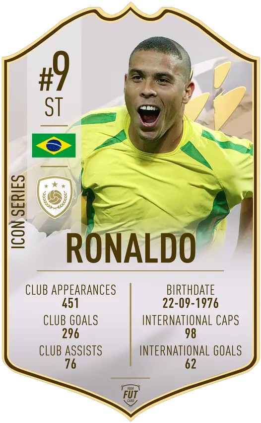 Icon Series Ronaldo Fifa Pele Card Png Fifa 11 Icon