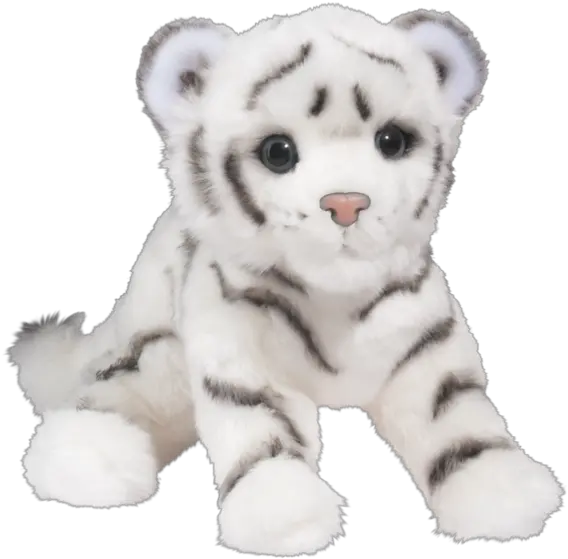 Douglas Silky White Tiger Cub White Tiger Stuffed Animal Png White Tiger Png