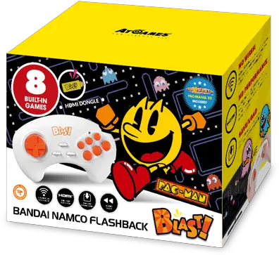 Like New Bandai Namco Flashback Pac Man Blast 8 Great Games Bandai Namco Flashback Blast Png Dig Dug Png