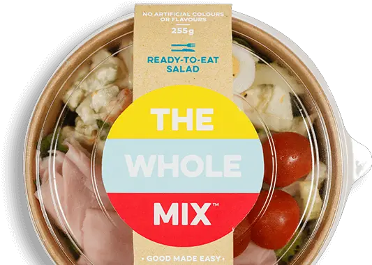 Power Grab Go Salad Label Png Potato Salad Png