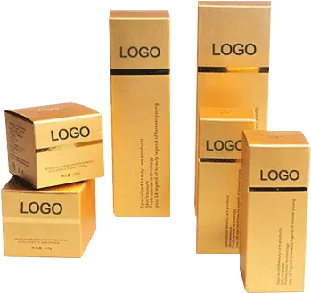 Cheap Custom Boxes Printed Personalized Cosmetics Packaging Gold Foil Packaging Gold Png Cardboard Icon