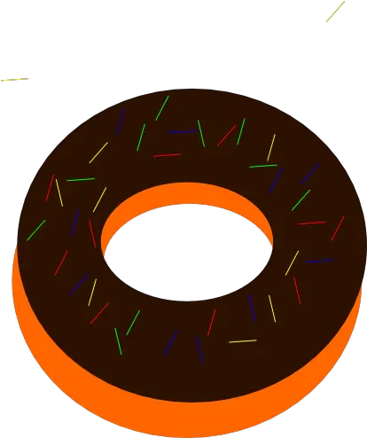 Not In 3d And The Transparent Background Wonu0027t Look Good Dot Png Donut Transparent