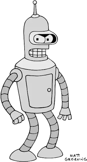 Download Desaturate Bender Futurama Png Image With No Bender Futurama Futurama Png