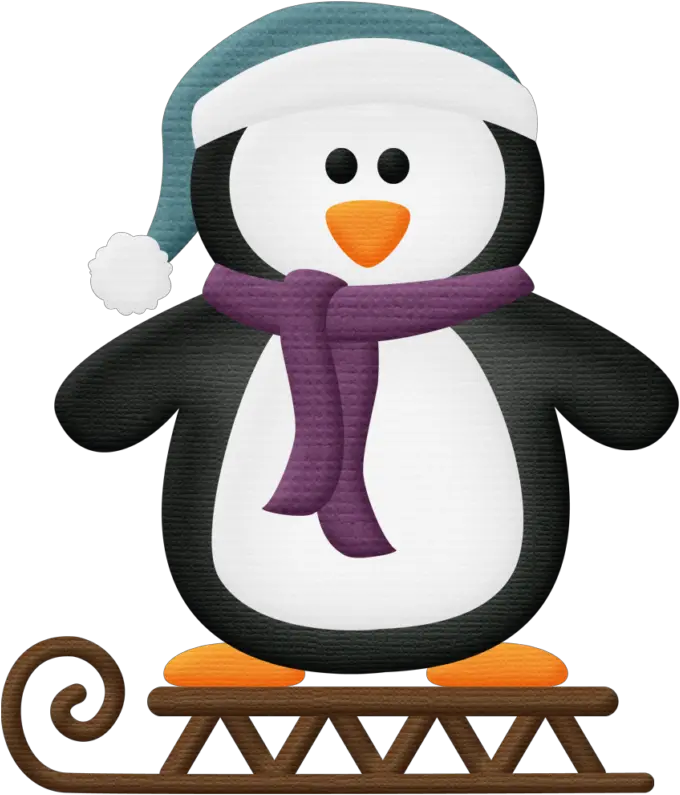 Penguin Winter Clipart Transparent Background Penguin In Winter Clipart Png Penguin Transparent Background