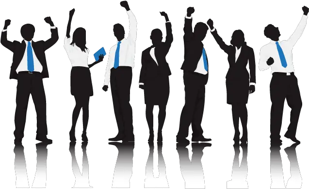 Download Business Team Success In Blue Transparent Team Success Png Success Png