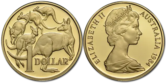 The Value Of A Dollar Ronald Reagan Gold Coin Png 1 Dollar Png