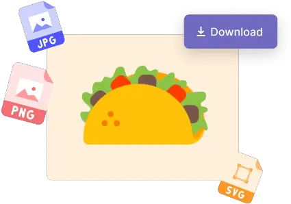 Rotate Svg Online Free Svg Rotator Tool Cartoon Taco Png Etsy Icon Collage Svg