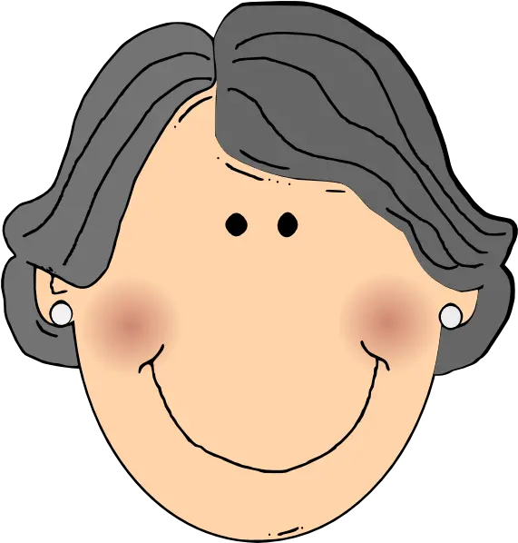 Grandmother Face Clipart Grandma Face Clipart Png Grandma Png