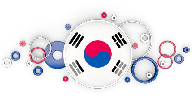 Circle Background South Korea Flag Png Korean Png