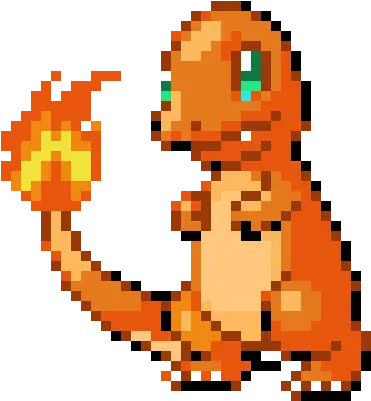 Charmander Charmander Pixel Art Png Charmander Png