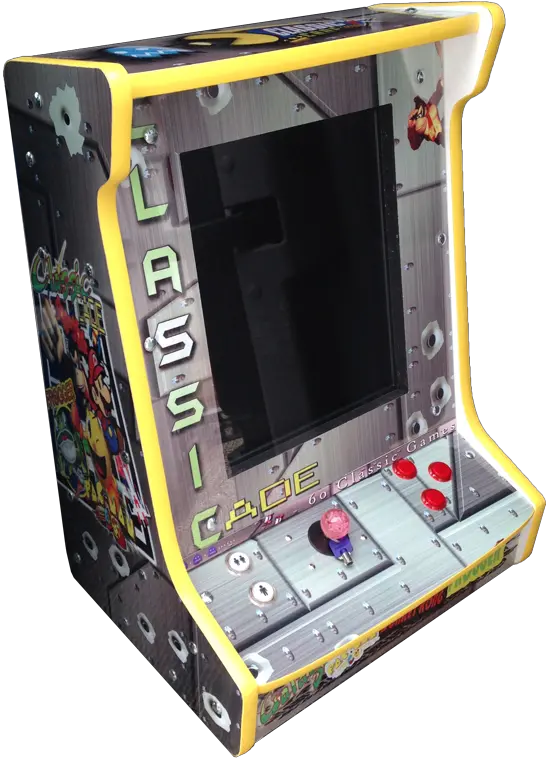 Tabletop Classic Arcade Game Vertical Arcade Cabinet Png Arcade Machine Png