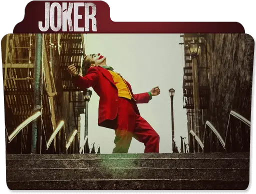 Joker Folder Icon Designbust Joker Iphone Wallpaper Stairs Png Fold Icon