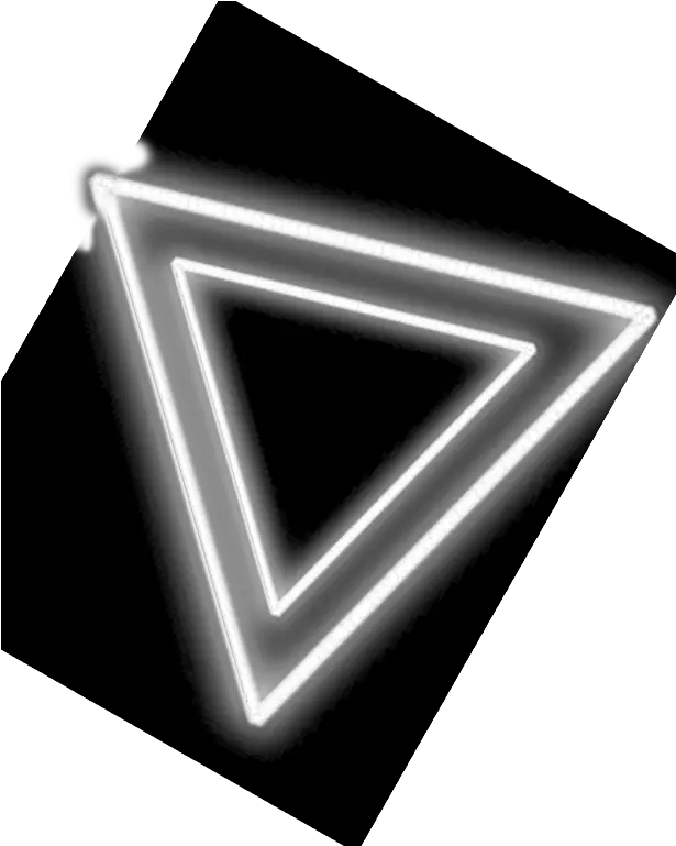 Neon Light Box Photo Editing Background Triangle Neon Png White Neon Triangle Png