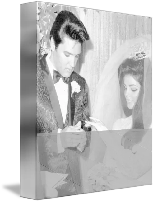 Elvis Presley By Retro Images Archive Elvis And Priscilla Wedding Png Elvis Presley Png