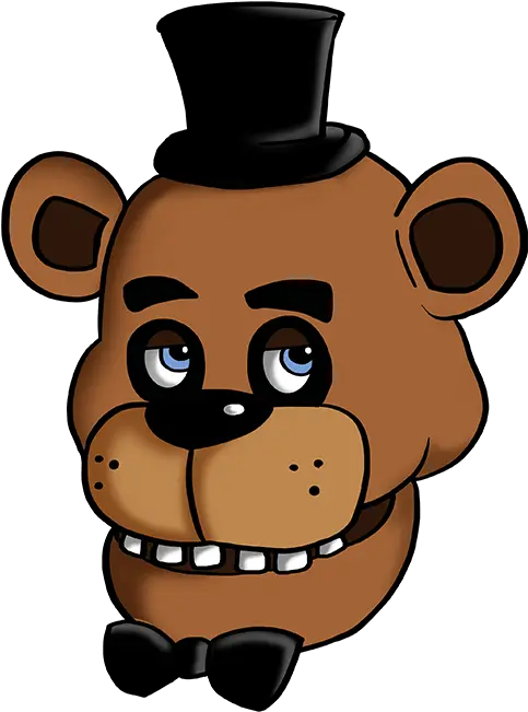 How To Draw Freddy Fazbear From Five Nights Freddy Fazbear Drawing Png Freddy Fazbear Png