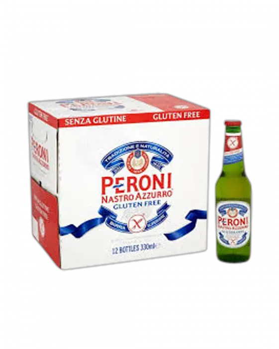 Peroni Senza Gluten Free 12 X 330ml Case Peroni Nastro Azzurro 12x330ml Bottles Png Alcohol Bottles Png