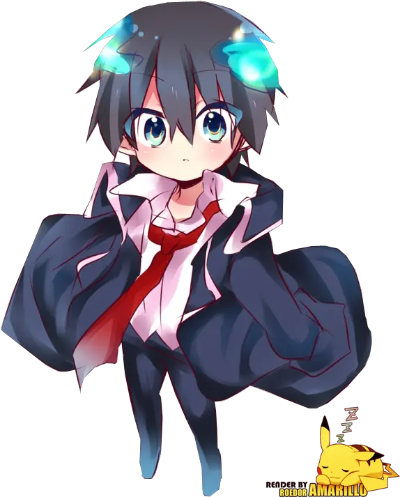 Download Rin Okumura Png Rin Chibi Blue Exorcist Rin Okumura Png