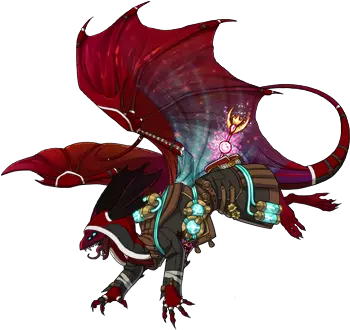 Vision And The Scarlet Witch Dragon Share Flight Rising German Dragons Png Scarlet Witch Png