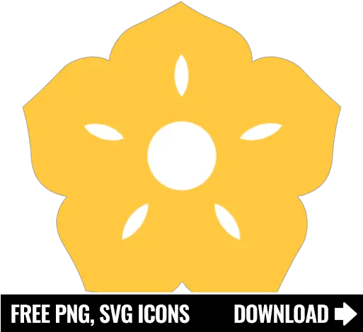 Free Flower Icon Symbol Png Svg Download Yellow Rose