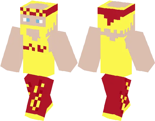 Hulk Hogan Wwe Minecraft Skin Hub Fnaf 4 Nightmare Freddy Minecraft Skin Png Hulk Hogan Png