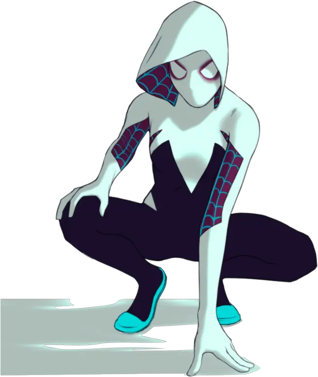 Spider Gwen Png 7 Image White Spider Girl Cartoon Spider Gwen Png