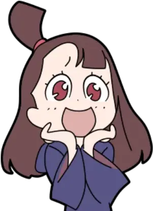 Little Witch Academia Little Witch Academia Line Stickers Png Line Stickers Transparent