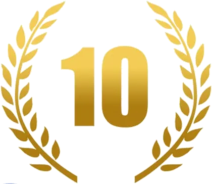 Download 10 Number Png Free Transparent Png Images Icons Telly Award Winner Laurels Number Png