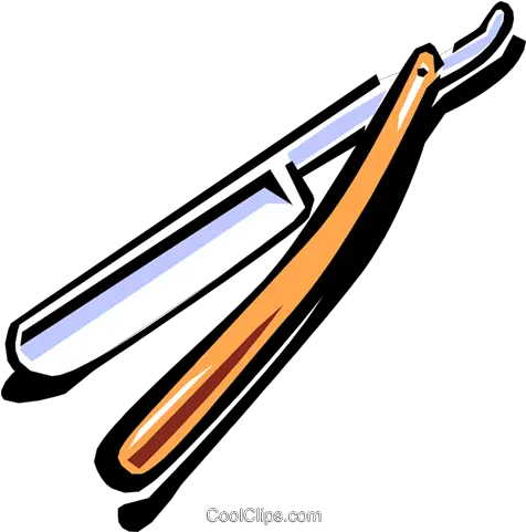 Download Hd Barberu0027s Razor Royalty Free Vector Clip Art Clip Art Png Barber Razor Png