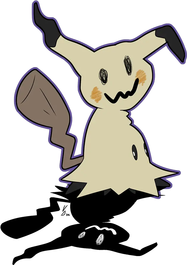 Pokecember 4 Mimikyu By Lackedragon Fur Affinity Dot Net Cartoon Png Mimikyu Png