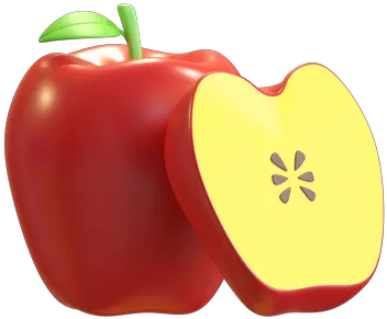 Red Apple Fruit 3d Illustrations Designs Images Vectors Superfood Png Hd Apple Icon