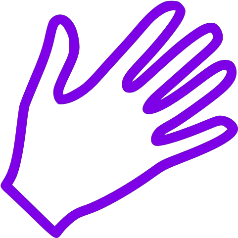 Violet Hand Icon Png Symbol Hand Icon Main Icon