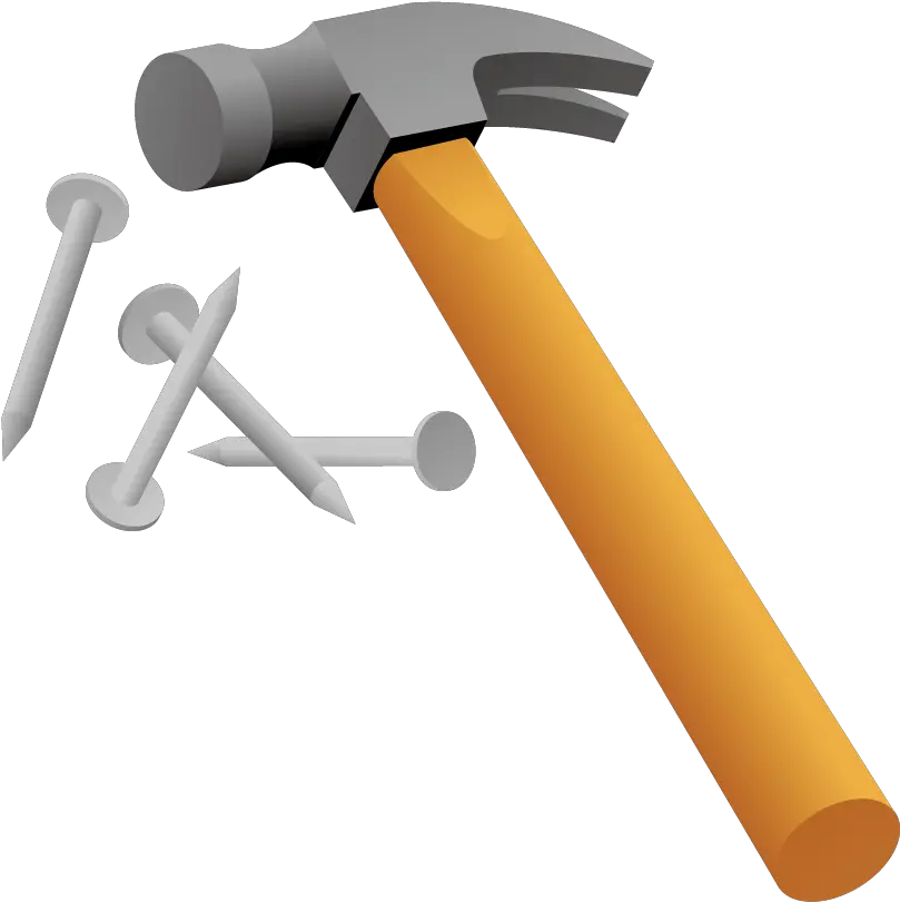 Vector Model Hammer Png Download Hammer And Nail Png Hammer Clipart Png