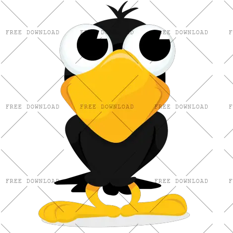 Crow Bird Png Image With Transparent Background Photo 772 Cartoon Crow Drawing Crow Transparent