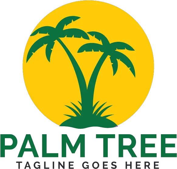 Palm Tree Logo Design Graphic Design Png Palm Tree Logo