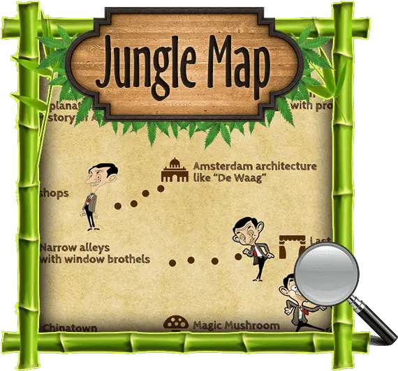 Amsterdam Jungle Mrbean Tour Cartoon Png Mr Bean Png