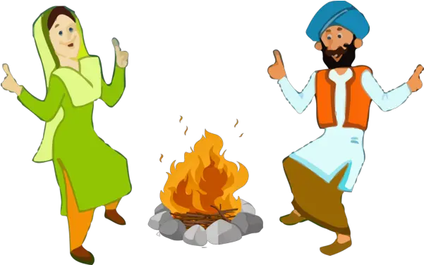 Lohri Cartoon Gesture Animation Lohri Png Festival Png