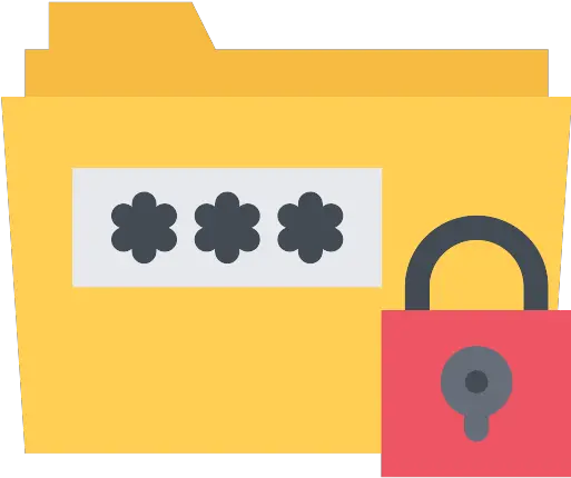 Folder Lock Vector Svg Icon Folder With Password Icons Png Folder Has Lock Icon