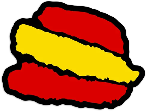 Download Car U0026 Motorbike Stickers Bandera De España Con Bandera De España Png Art Borde Png